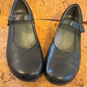Women's Black Dansko Fawna Mary Jane Shoes